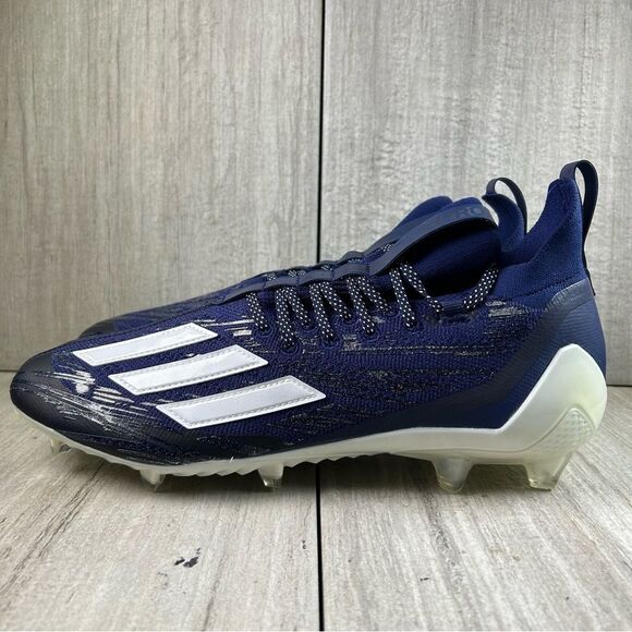 Adidas Adizero PrimeKnit Navy Football Cleats Athletic Sneaker Mens Size 12.5 - Picture 3 of 10